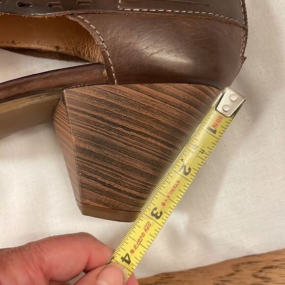 PIKOLINOS BROWN LEATHER SANDALS.  NEW - Picture 11 of 11